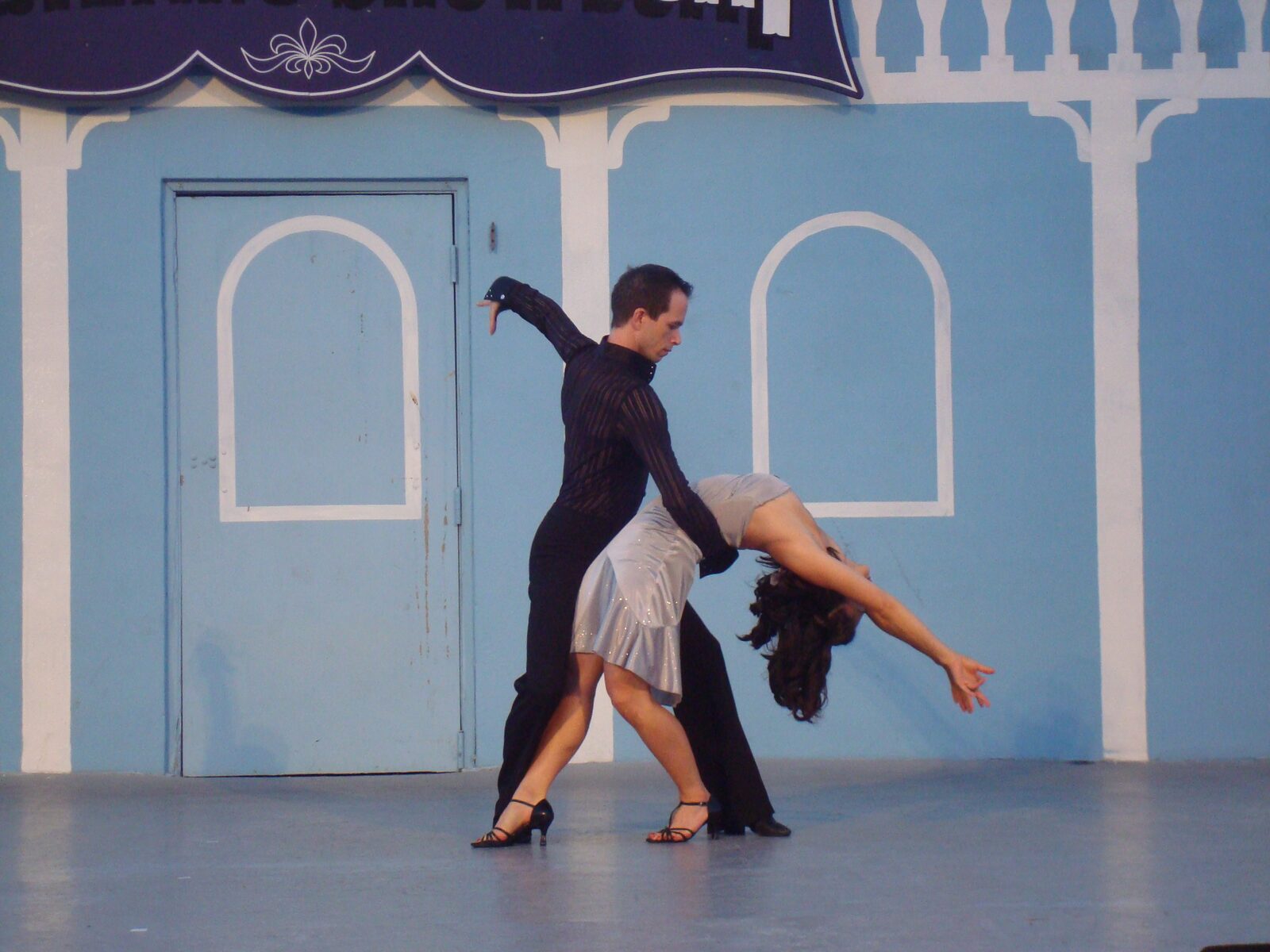 Dominic Boyer and a partner performing together