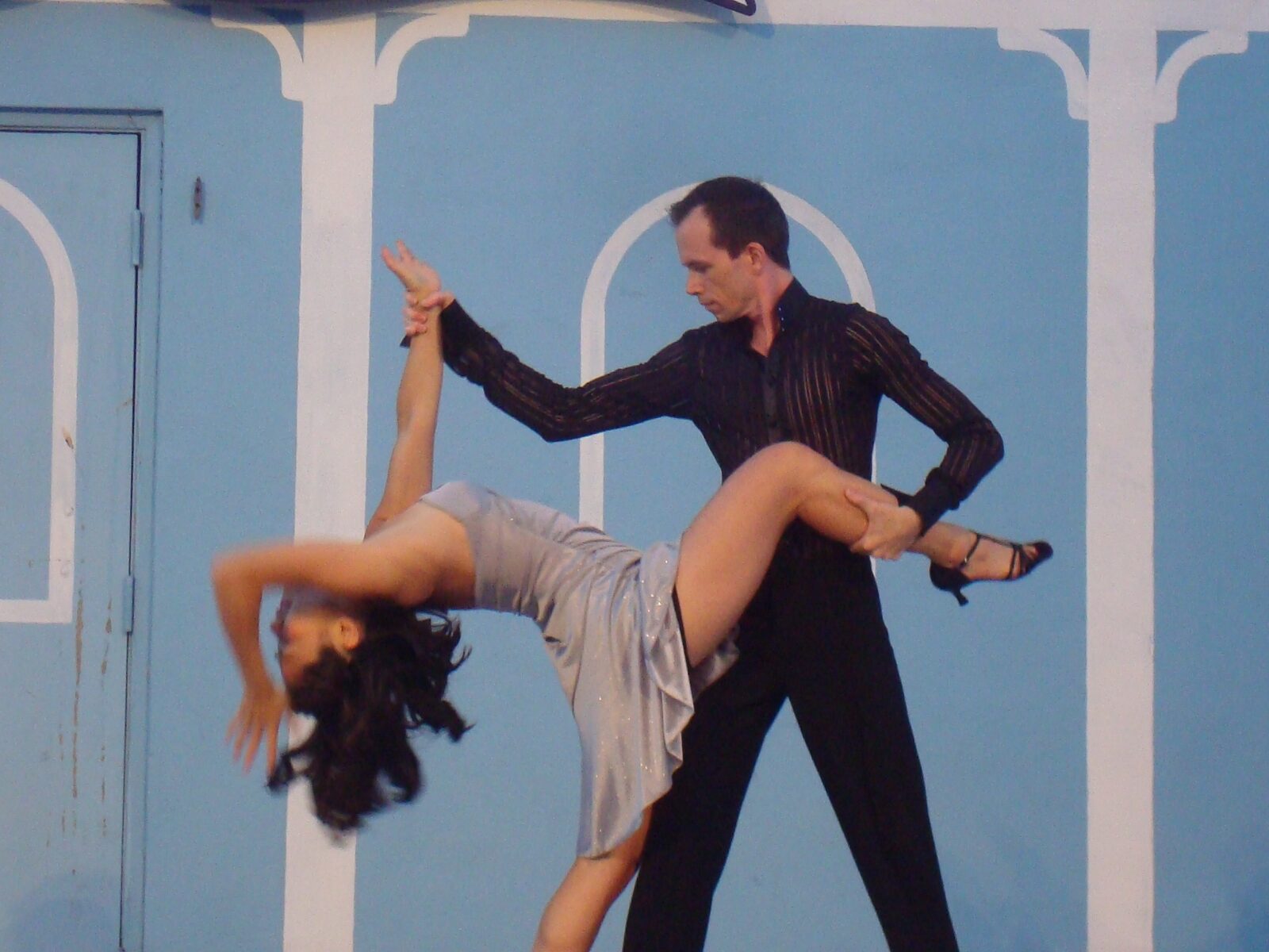Dominic Boyer performing partner dance